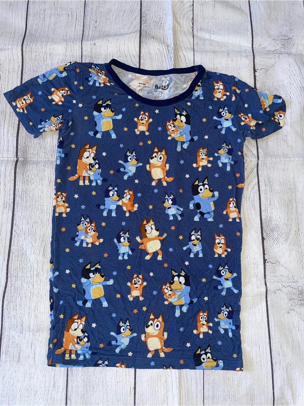 Little Sleepies Bluey Short Sleeve Top